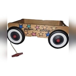 Radio Flyer Lil Wagon - Wooden Wagon - Vintage Wagon - Pull Toy JOSEPH